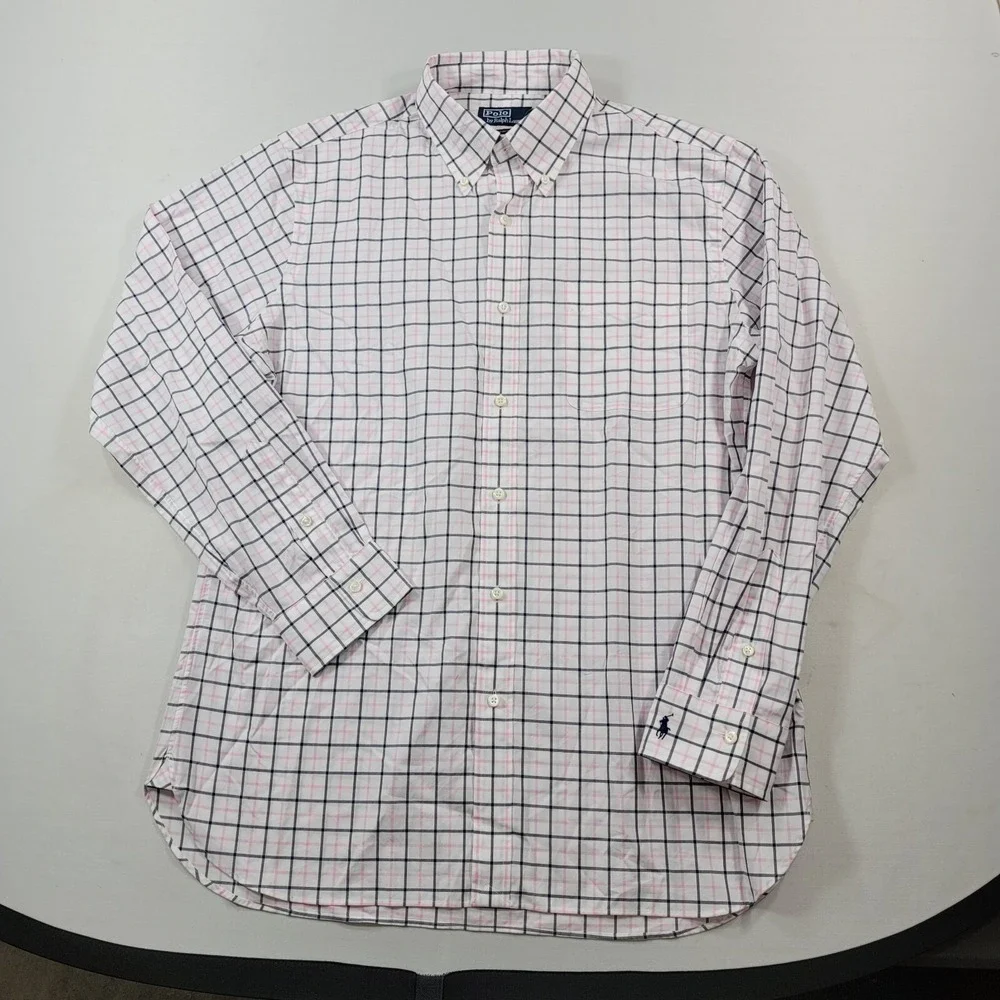 Polo Ralph Lauren Poplin Shirt Mens XL White Taylor Rose‎ Custom Fit $148 NEW